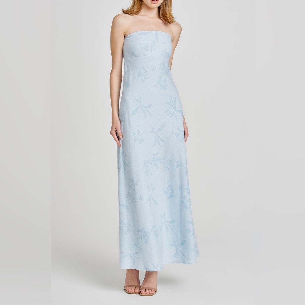 Wayf Strapless Dress size Medium
